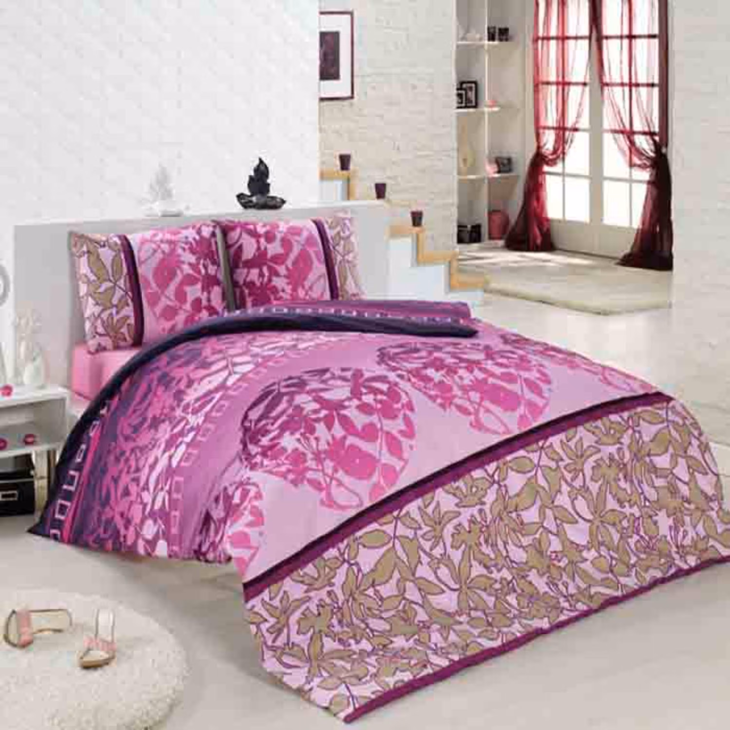 سرویس کاور لحاف ماژولی مدل Belini v1 دو نفره 4 تکه - کد 22025013027