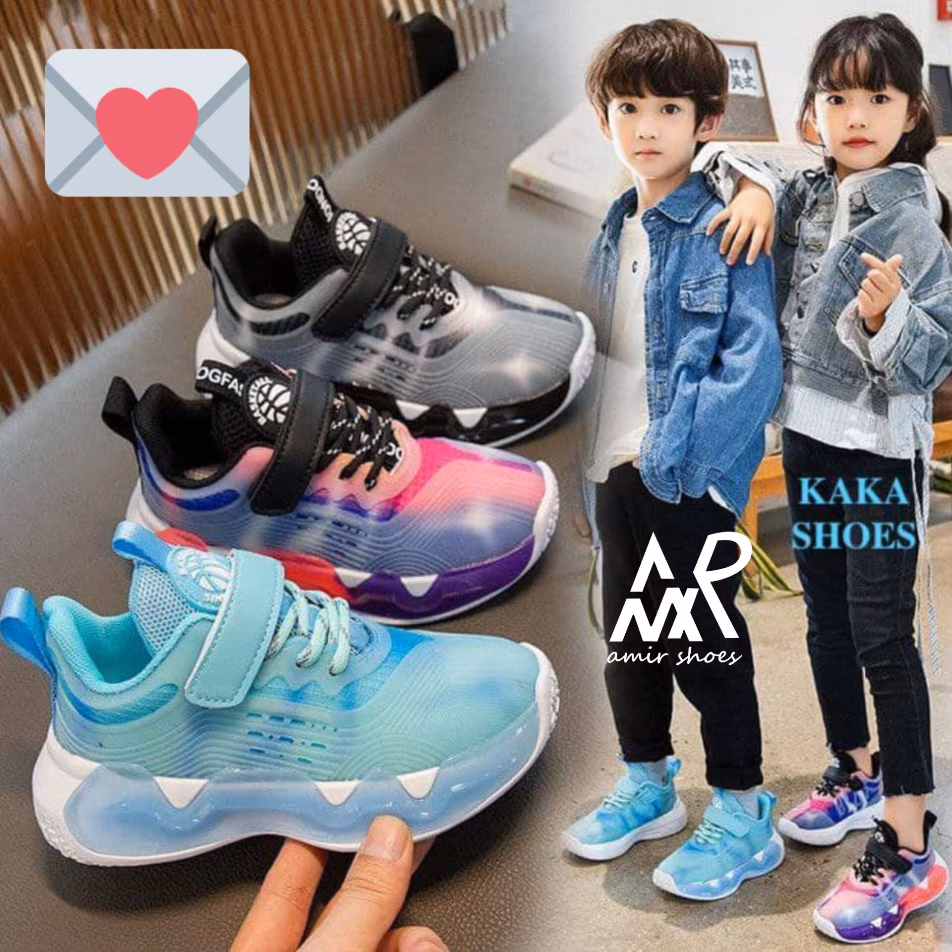 کتانی اسپرت بچه گانه وارداتی با کیفیت بی نظیر(پسرانه و دخترانه)