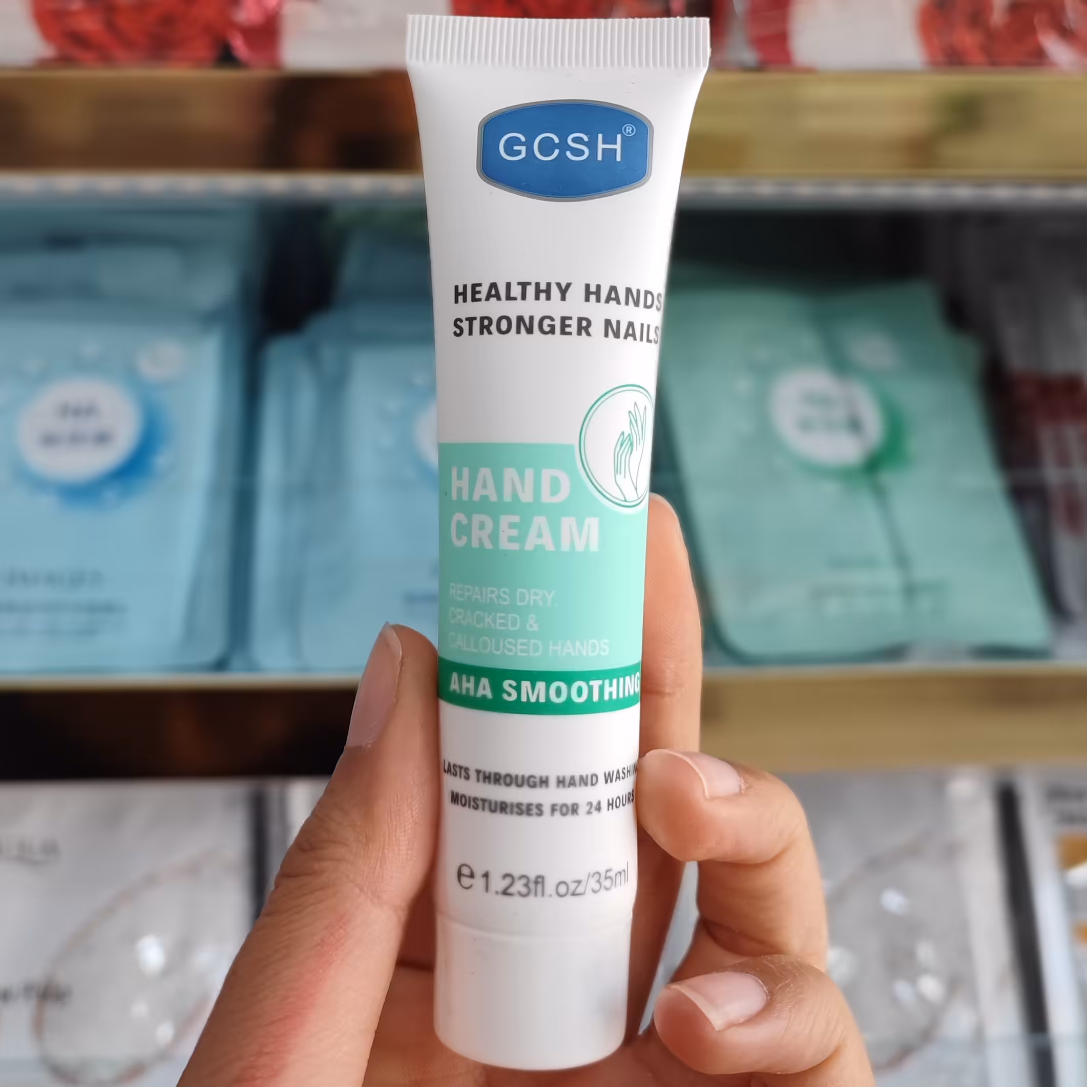 کرم مرطوب کننده دست و ناخن حاوی AHA گاش لیاناشاپ حجم 35 میل