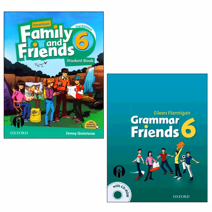 کتاب Family and Friends 6 اثر Jenny Quintana And Eileen Flannigan انتشارات الوندپویان دو جلدی