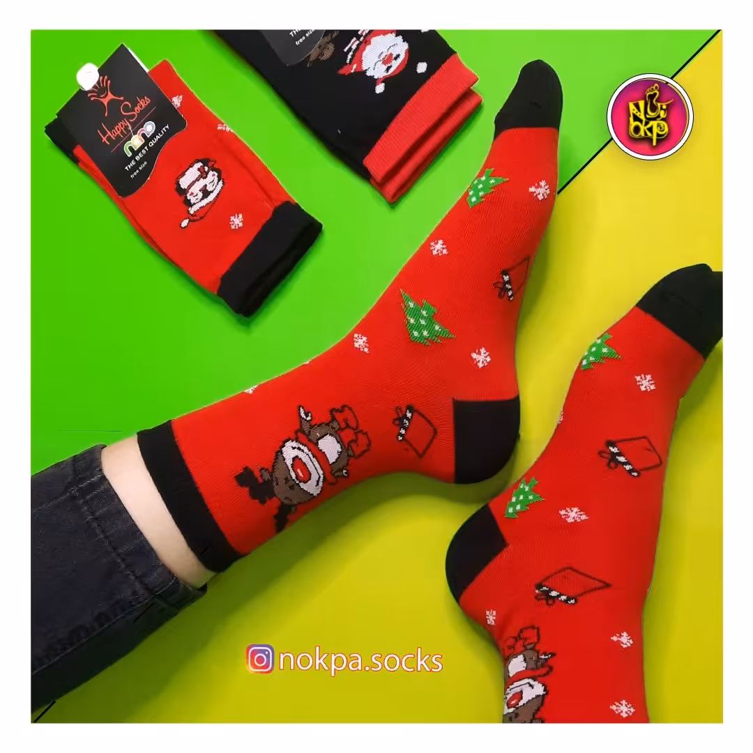 جوراب ساقدار  سه طرح