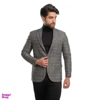 کت مردانه مدل چهارخانه درهم 1-1