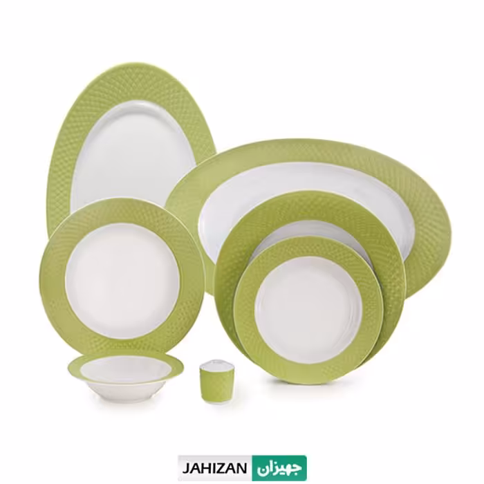 سرویس چینی زرین 28پارچه پسته سری رادیانس