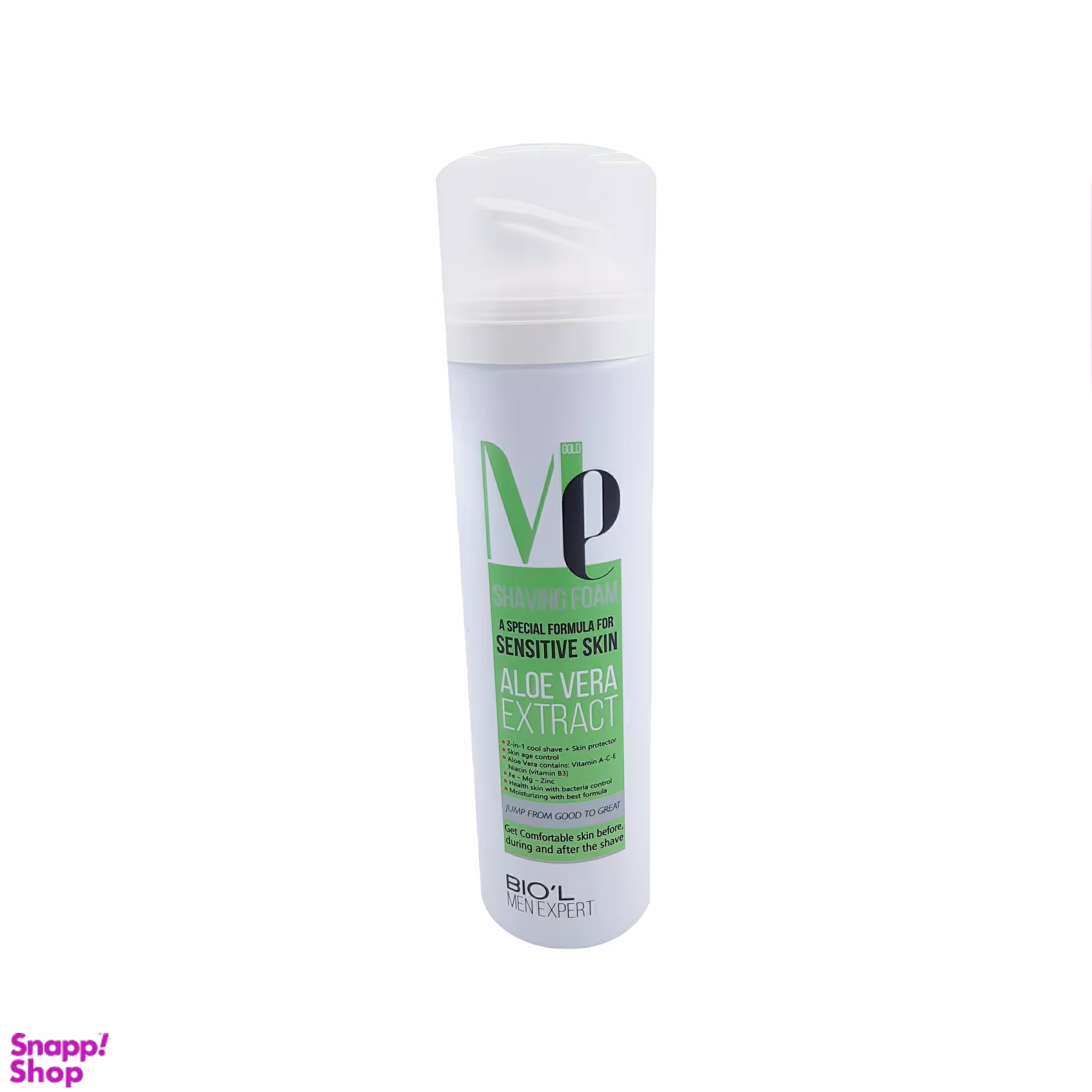 فوم اصلاح بیول (Biol) مدل Aloe Vera حجم 200 میلی لیتر