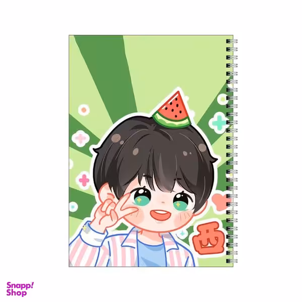 دفتر مشق 100 برگ بامبیلیپ طرح پسر هندوانه کد 6585713