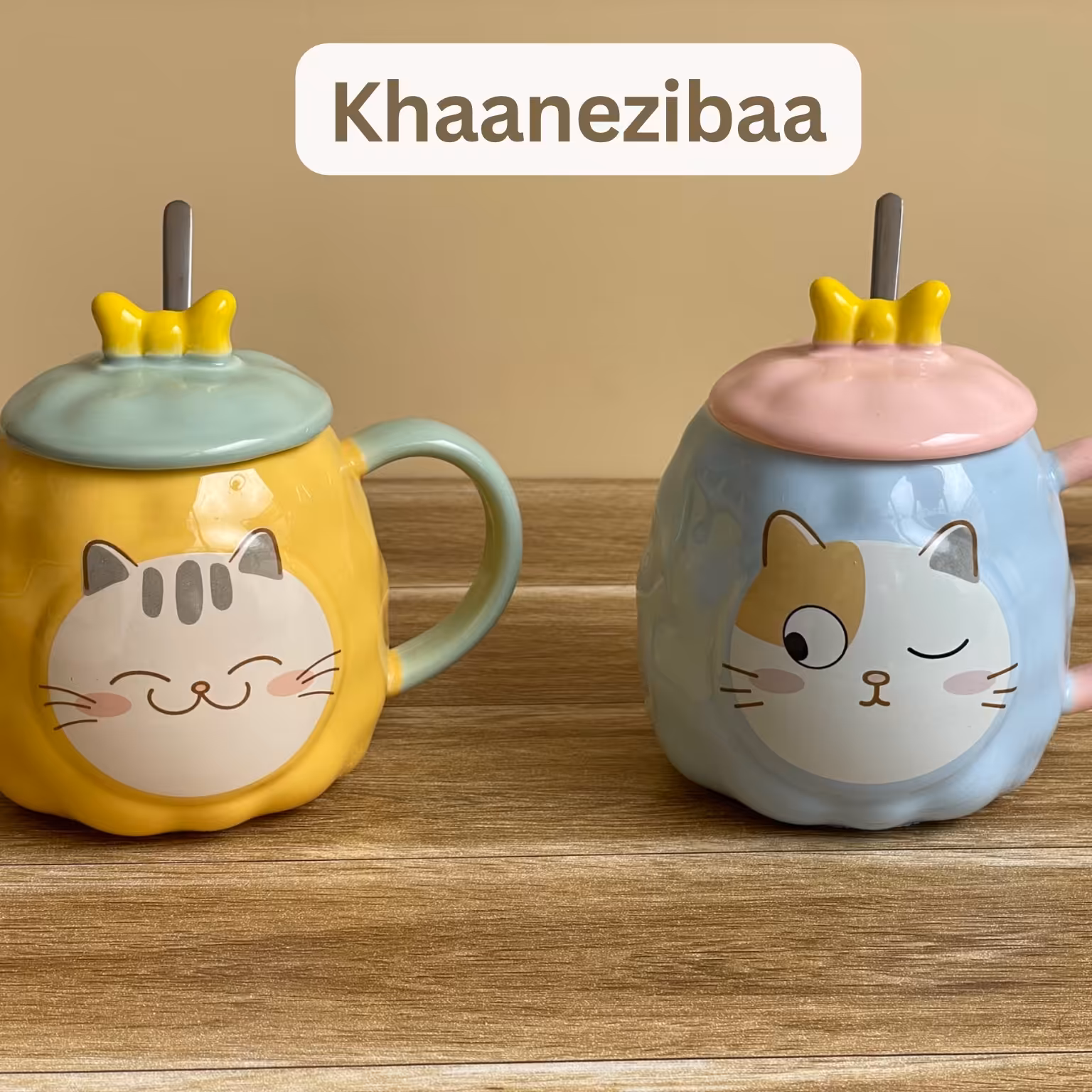 لیوان سرامیکی یا ماگ گربه 