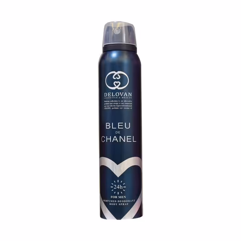 اسپری خوشبو کننده بدن مردانه دلوان مدل bleu de chanel حجم 200 میلی لیتر