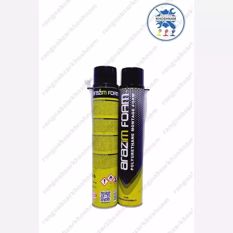 اسپری فوم درزگیر آرازیم حجم 600 گرم