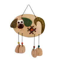 آویز سفالی مدل پاپی