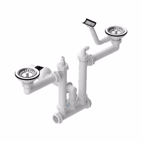 سیفون دو لگنه هم سطح دایره ایی