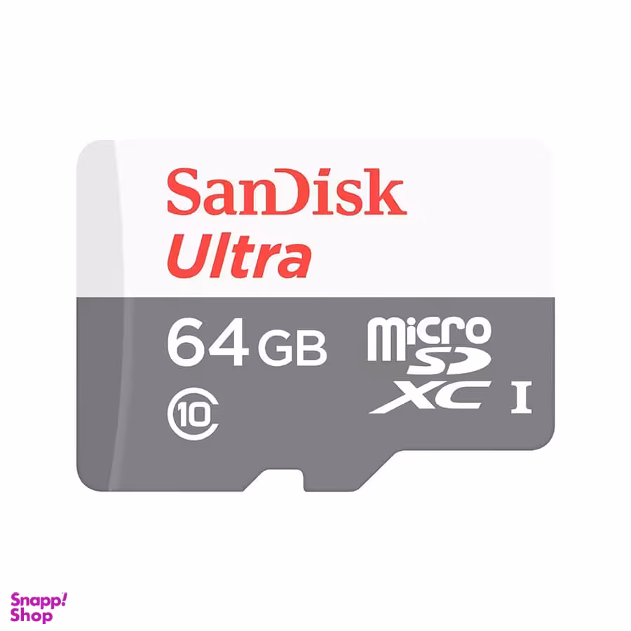 کارت حافظه MicroSDXC سن دیسک (San Disk) مدل Ultra وUHS-I 100MB/s ظرفیت 64GB