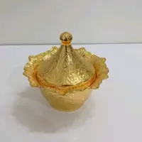 قندان گرد گنبدی زارا در رنگهای نقره ای و طلایی اصل ترکیه (زیر محصول حک شده)