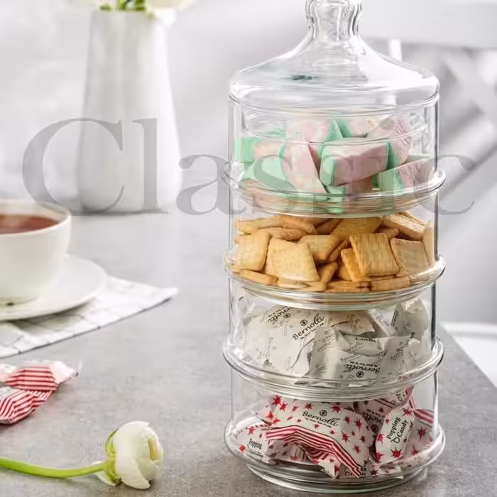 برج شکلات  4 طبقه شیشه ای