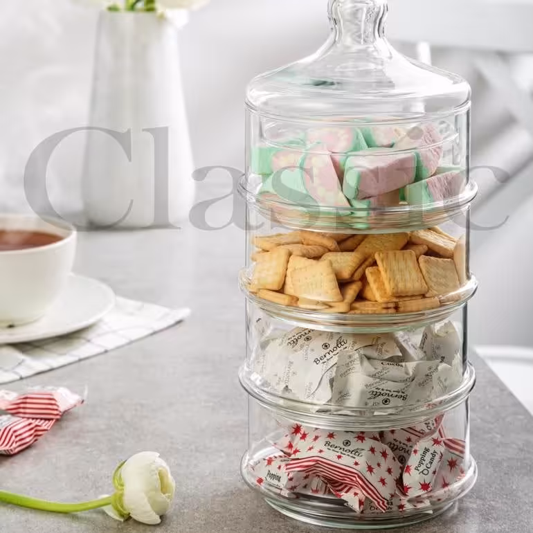 برج شکلات  4 طبقه شیشه ای