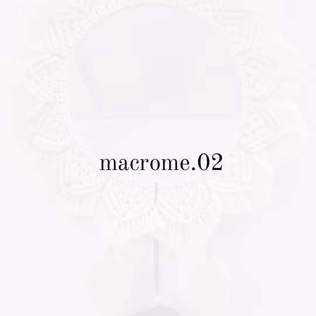 آینه مکرومه طرح گل