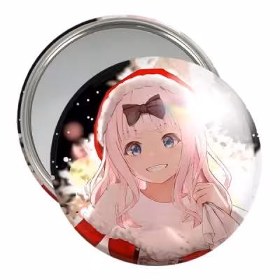 آینه جیبی خندالو مدل چیکا فوجیوارا انیمه کاگویا ساما کد 16028