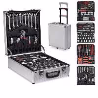 ست ابزار جعبه ابزار 187 عددی چمدانی چمدان ابزار 187 عددی tool bax Bisso
