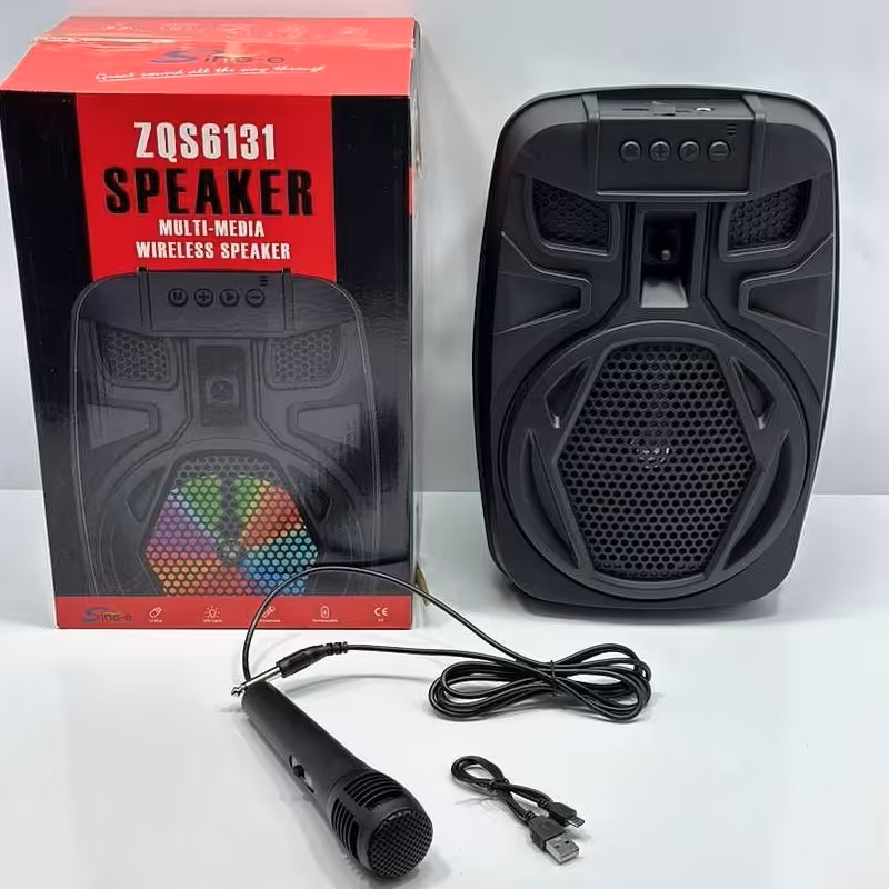 اسپیکر  بلوتوث  فلش و قابلیت اتصال میکروفون مدل  ZQS 6131