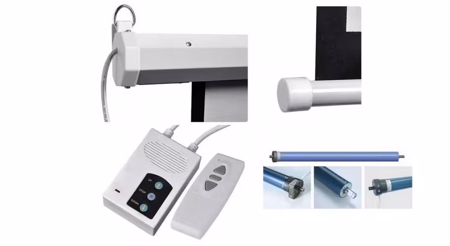 پرده نمایش برقی پروژکتور اسکوپ سایز 200x 200 سانتی متر