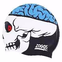 کلاه شنا بچه گانه زاگز Junior Character HMK | سفید/مشکی