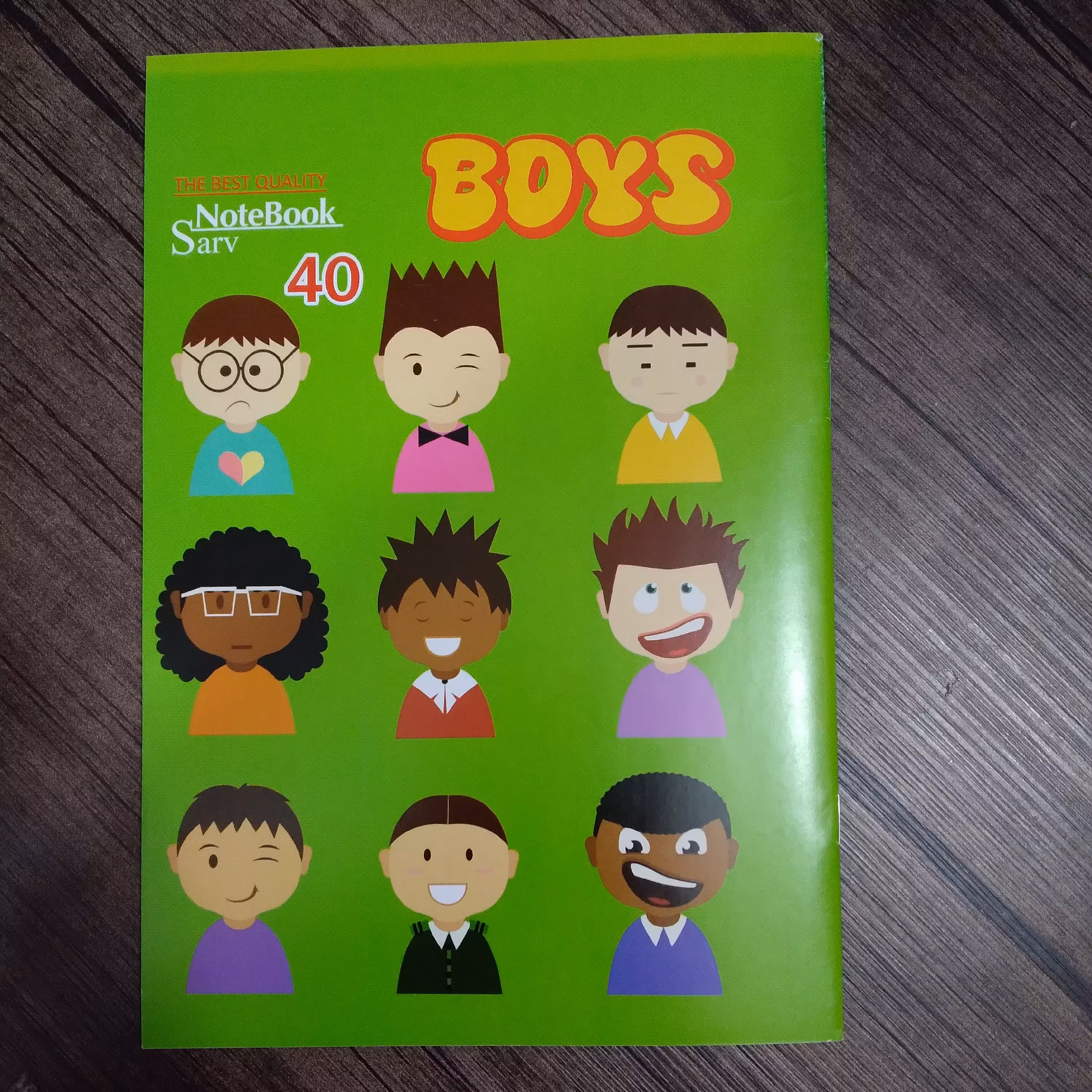 دفتر نقاشی 40 برگ دولتی ته منگنه جلد گلاسه طرح بچه ها