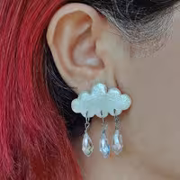 گوشواره ابر طرح 6