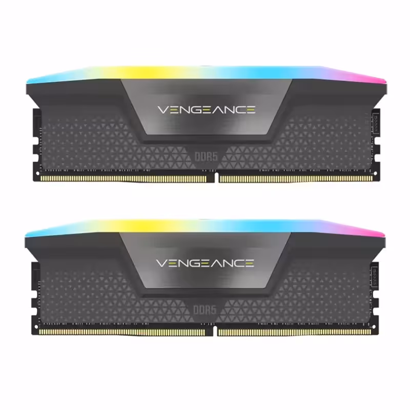 رم کورسیر VENGEANCE RGB 64GB 32GBx2 5600MHz CL36 DDR5