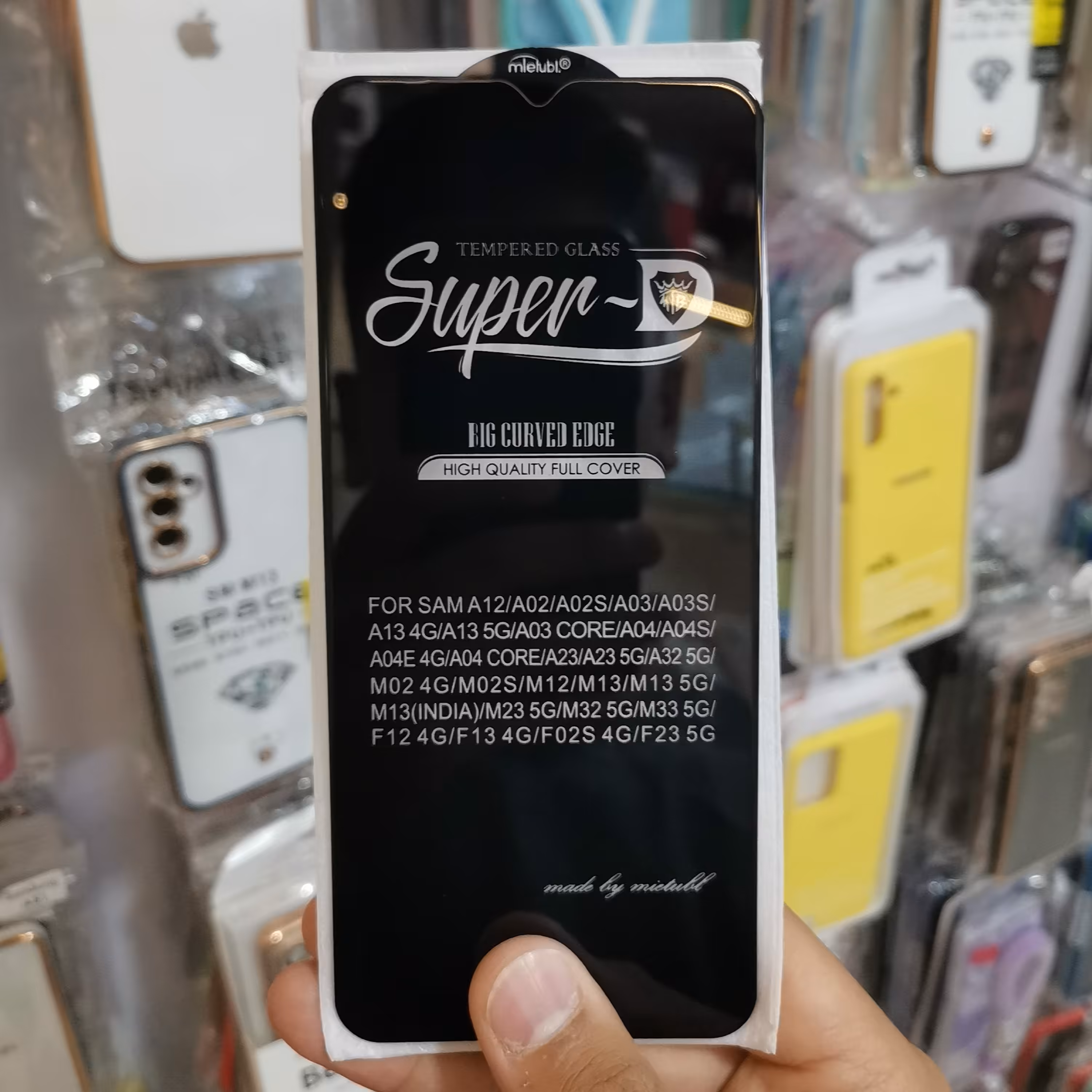 گلس سوپر دی مناسب برای سامسونگ a12 و  a02 و a02s و a03 و a03s و a04 و A04s و A23  و m33 وa13 و m12 و m13 و f12 و f13