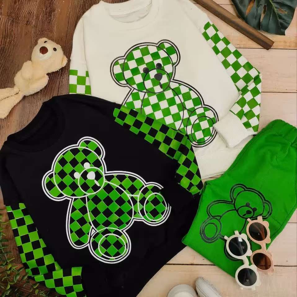 لباس بلوز شلوار اسپرت شطرنجی