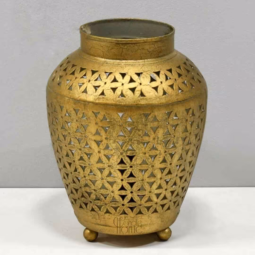 آباژور رومیزی طلایی کلاسیک