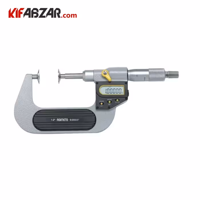 میکرومتر فک بشقابی خارج سنج دیجیتال آسیمتو مدل 0 145