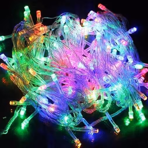 ریسه سوزنی ده متری مولتی کالر ریموت دار و جعبه دار