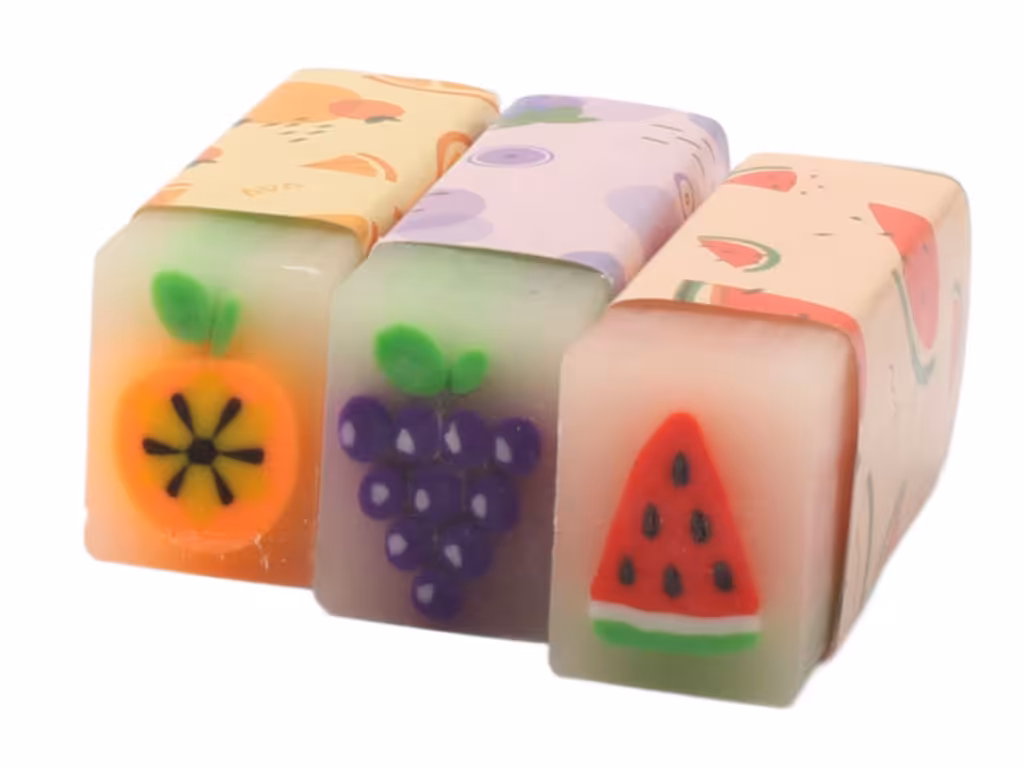 پاک کن ژله ای طرح میوه