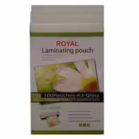 طلق پرس براق رویال 150 میکرون سایز A3 بسته 100 عددی