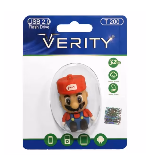 فلش مموری عروسکی وریتی 32 گیگابایت مدل T200