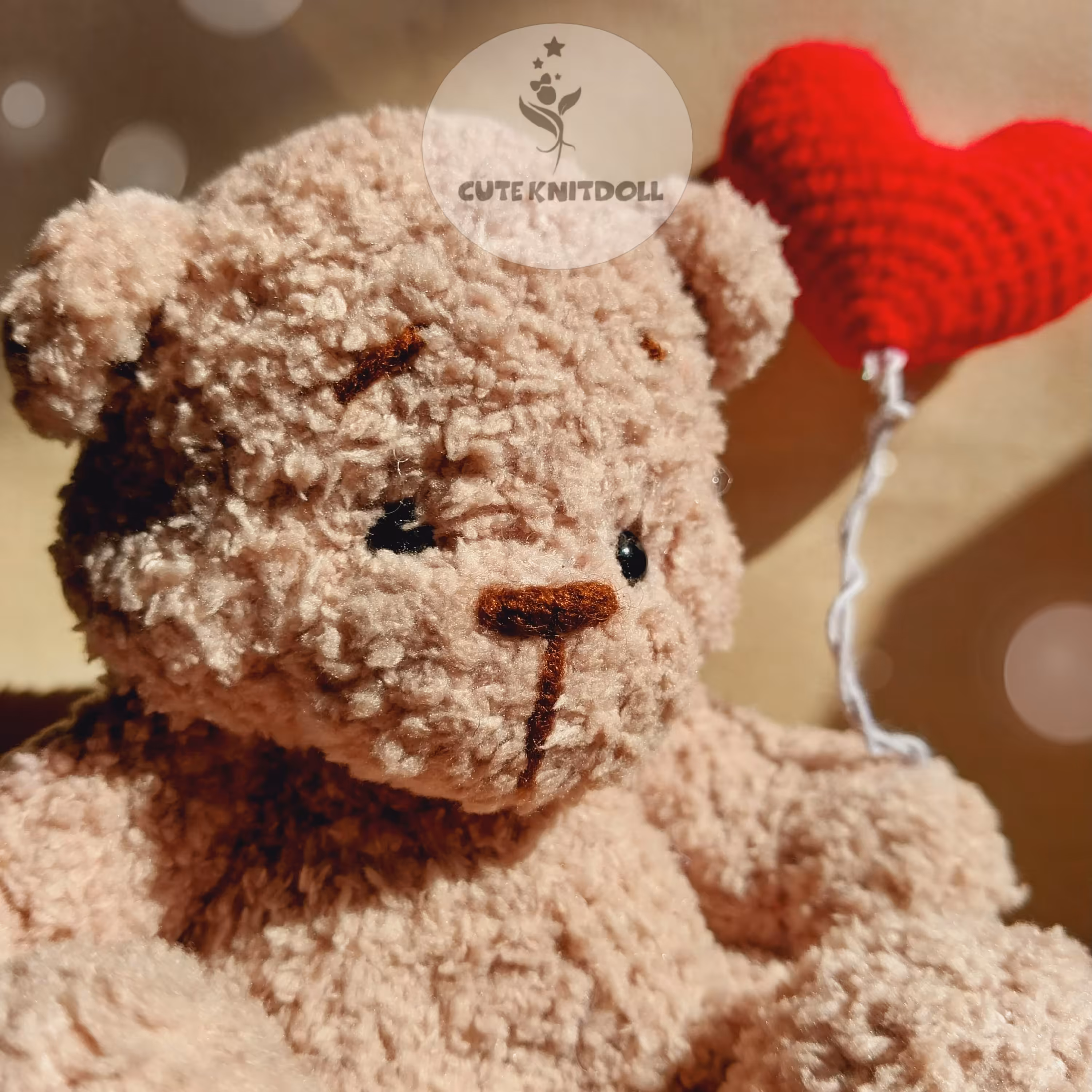 عروسک خرس بافتنی دست ساز  