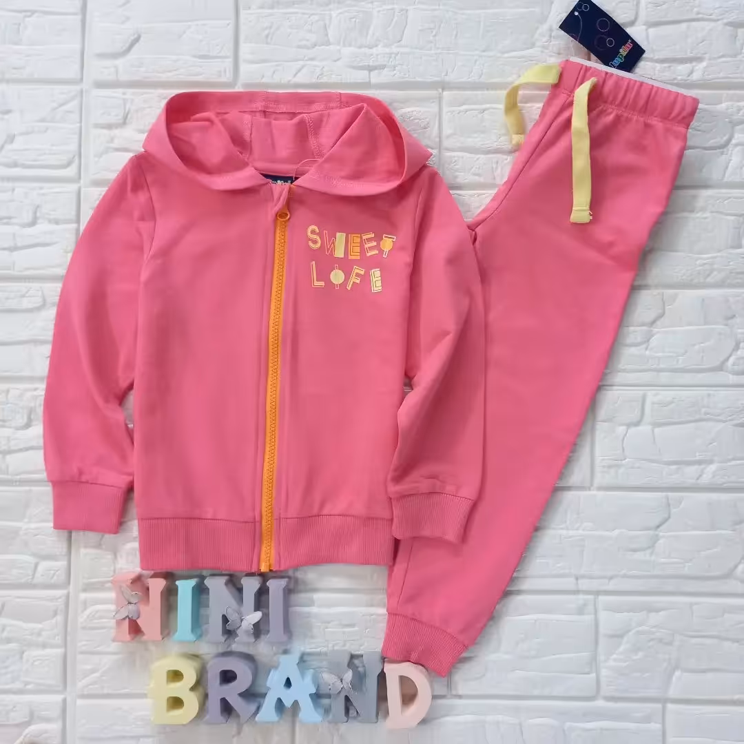 ست سوییشرت  کلاهدار و شلواراسلش  نخ دورس لوپیلو آلمان