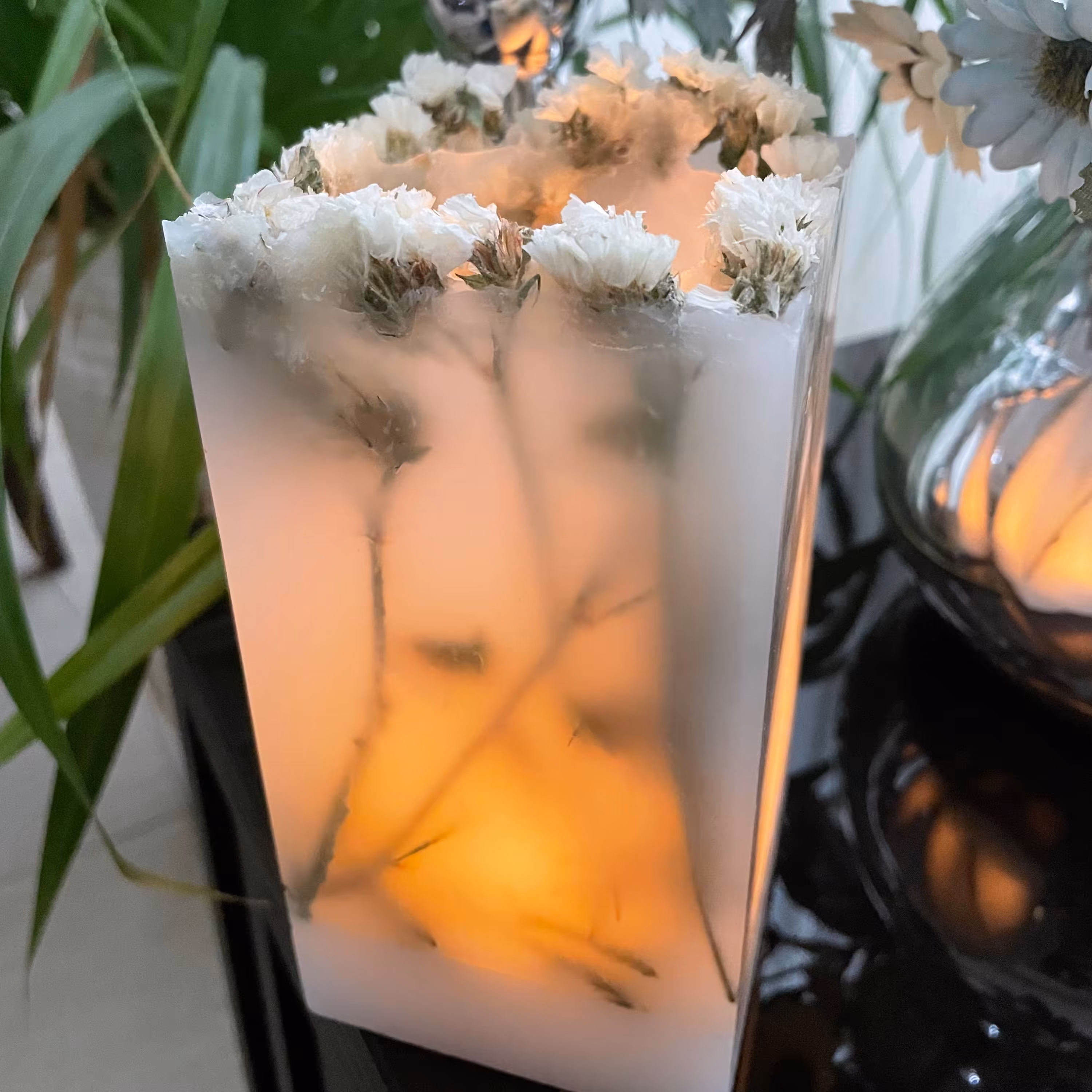 شمع فانوسی دوجداره