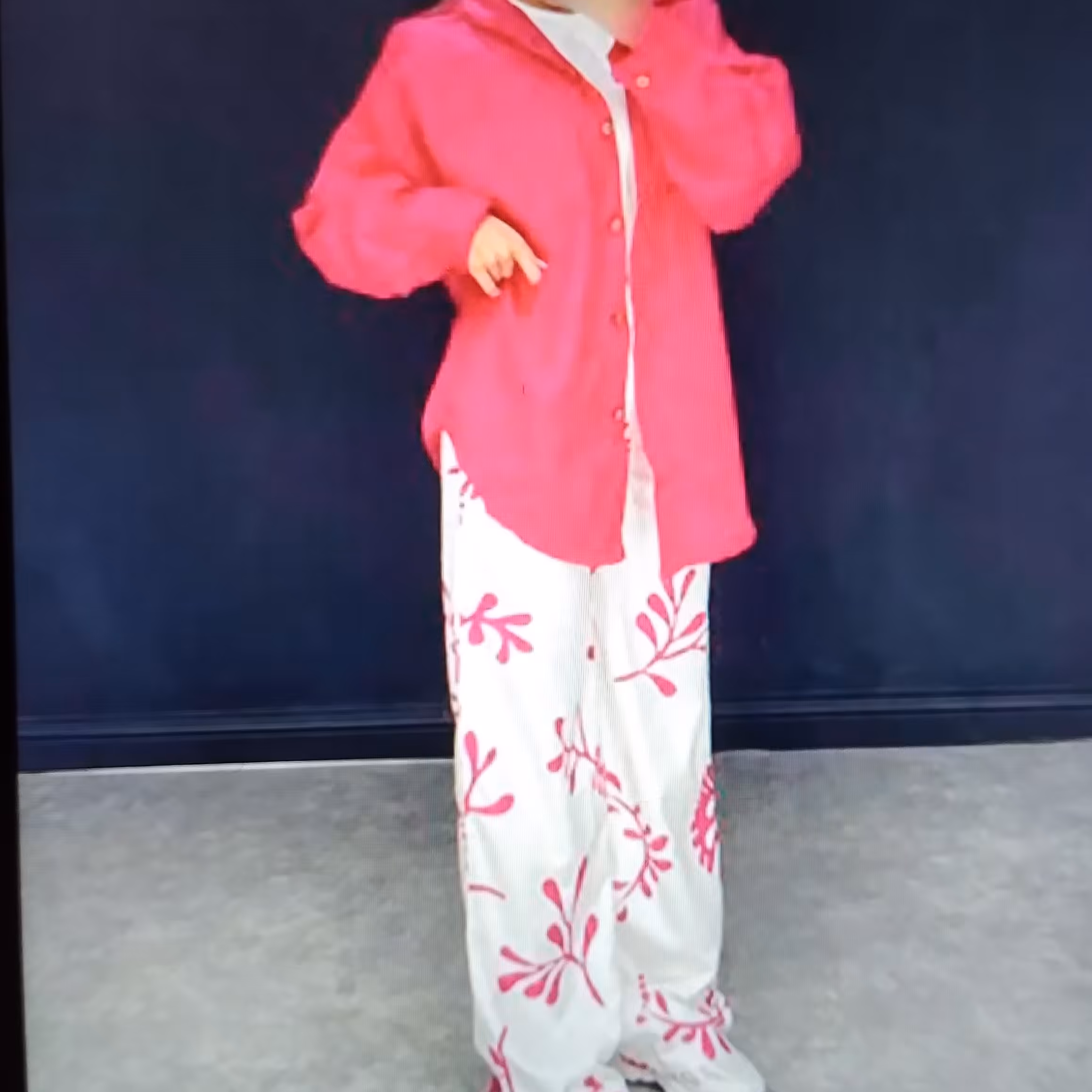 ست مانتو شلوار  برگ