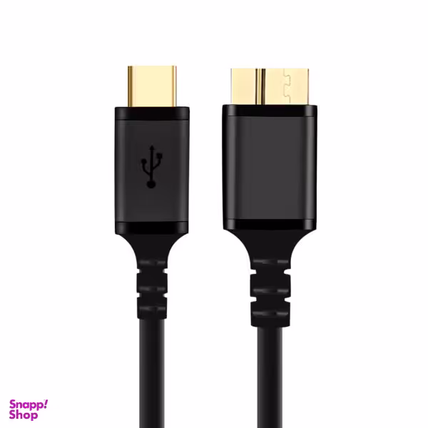کابل تبدیل USB-C به microB کی نت پلاس مدل KP-C2008 طول 0.6متر
