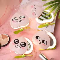 مینی فن و آینه ال ای دی دار طرح هلو 