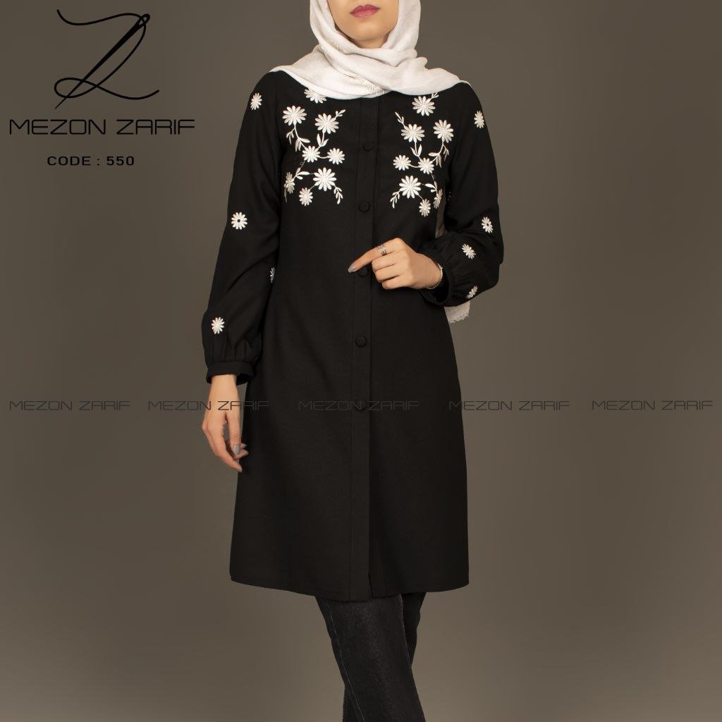 مانتو گلدوزی