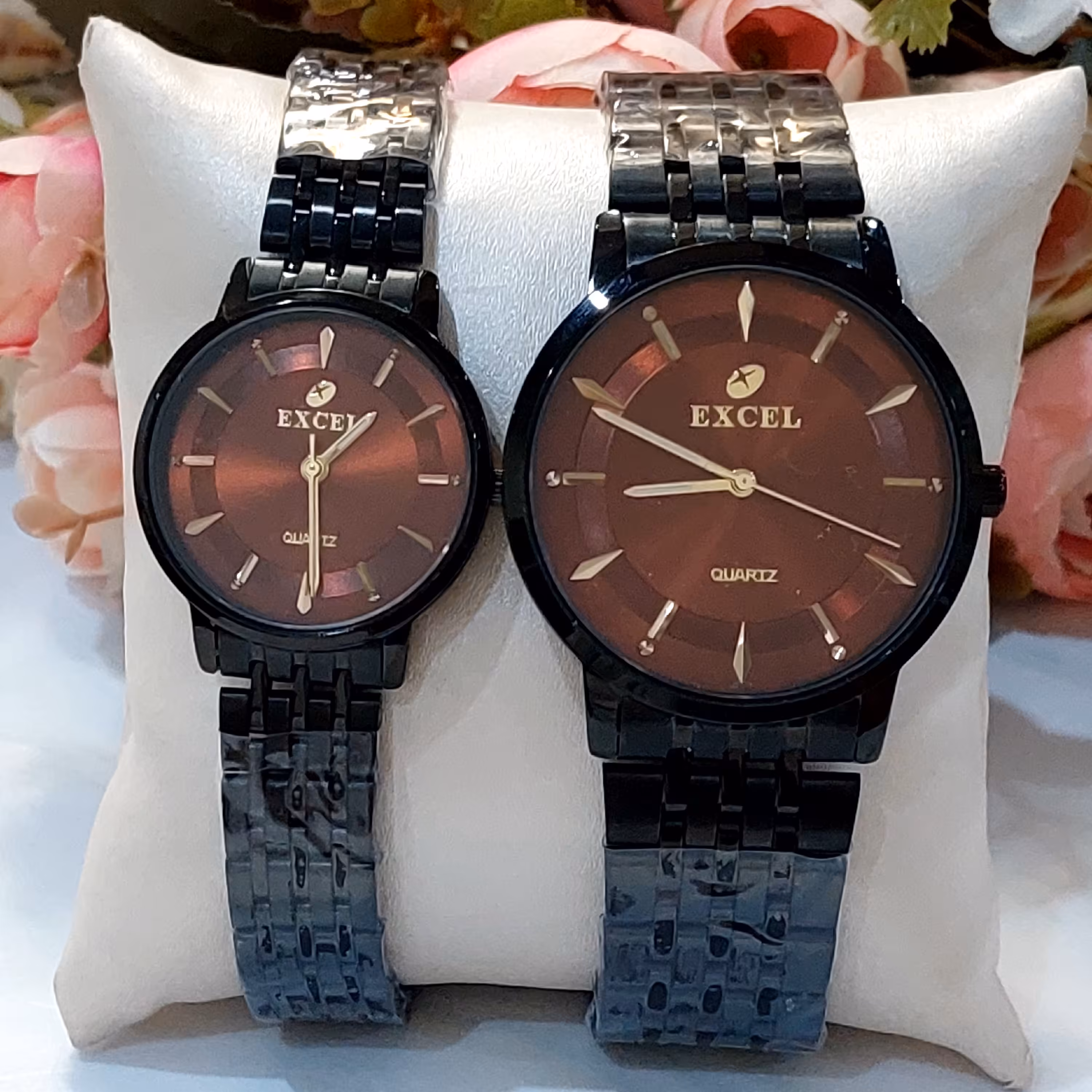 ساعت ست مردانه و زنانه EXCEL EX-2064G ژاپن