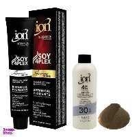 رنگ مو آیون (Ion) شماره 632 حجم 120 میلی‌لیتر رنگ بلوند بیسکوییتی تیره + اکسیدان نه درصدی حجم 180 میلی‌لیتر