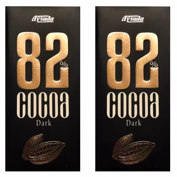 شکلات تلخ 82 درصد آی سودا - 85 گرم بسته 2 عددی