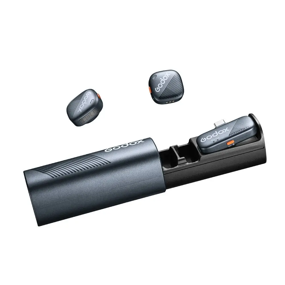 میکروفن یقه ای بیسیم گودکس Godox Cube-S 2-Person دو نفره با کانکتور USB-C خرید | قیمت - اگزیف