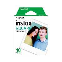 کاغذ دوربین چاپ فوری 10 عددی فوجی فیلم Fujifilm Instax Square White Film