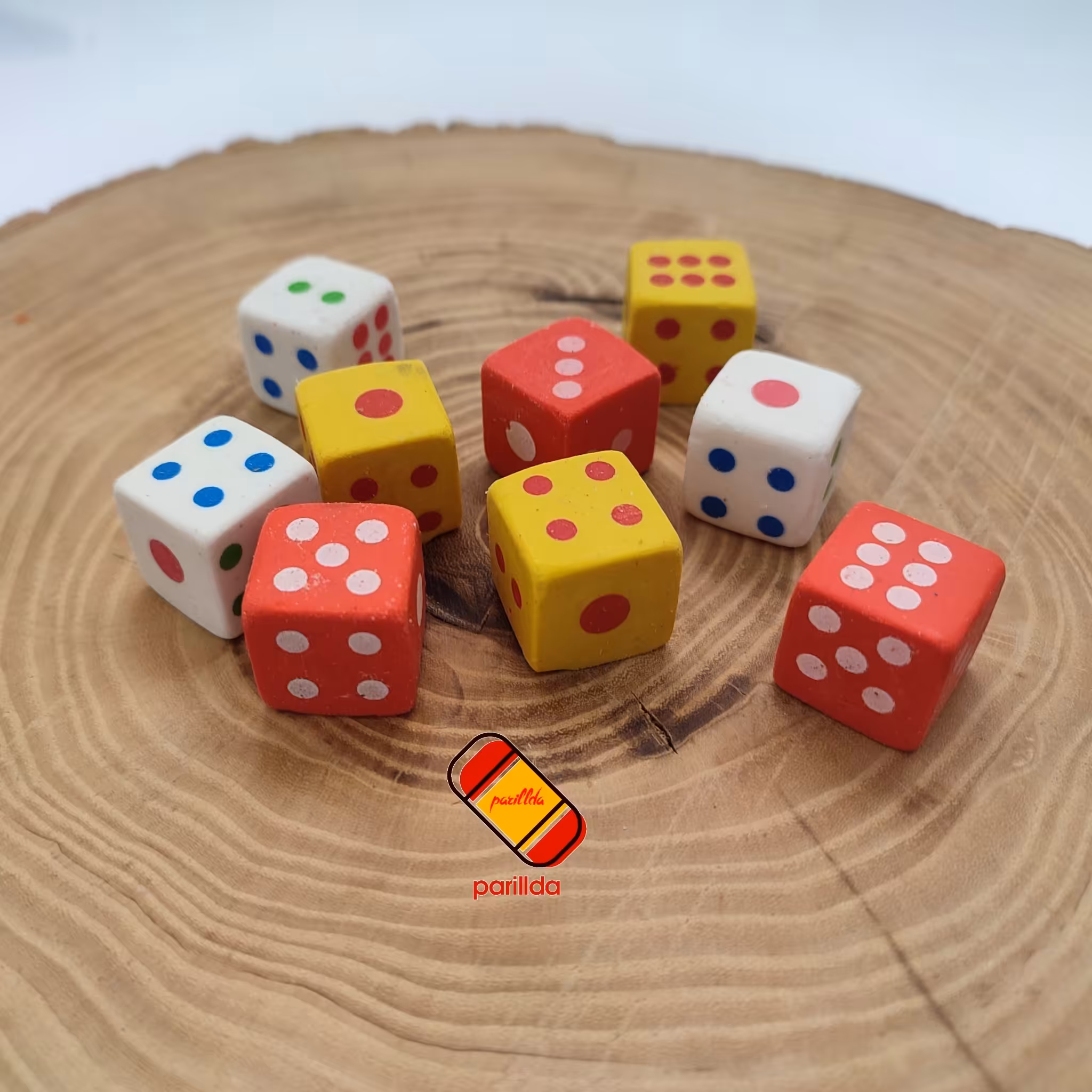 پاکن فانتزی تاس بسته سه تایی هر بسته شامل سه پاکن در سه رنگ