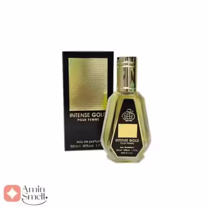 ادکلن اینتنس گلد پور فمه فرگرانس ورد 50 میل | Intense Gold Pour Femme
