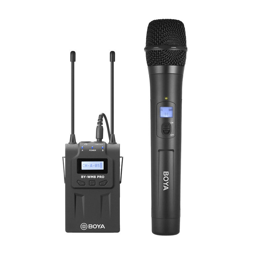 کیت میکروفن دستی بی‌سیم بویا مدل BOYA BY-WM8 PRO-K3